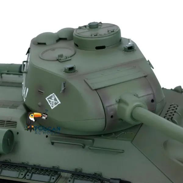 2.4G Henglong 1/16 Scale 7.1 Plastic Soviet T34-85 RTR RC Tank 3909 360 Degrees Turret