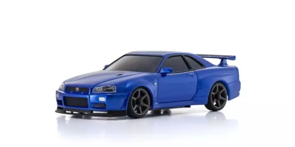 Kyosho Mini-Z Awd Nissan Skyline Gt-R R34 Metallic Blue (Ma020n-L) – view 2
