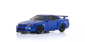 Kyosho Autoscale Mini-Z Skyline Gt-R R34 Metallic Blue (Ma020n-L)