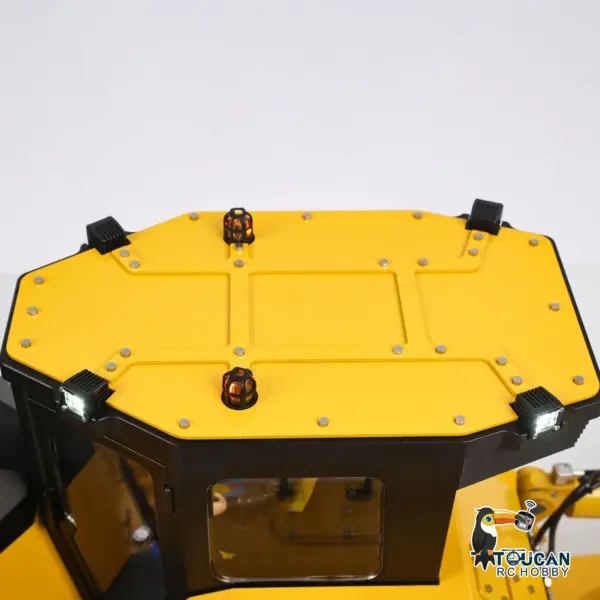 D155AX Metal 1/12 RC Hydraulic Bulldozer RTR Heavy Dozer Model 7 Way Valve 1.0L Oil Pump 5 Plows Radio Master TX15 Radio Battery