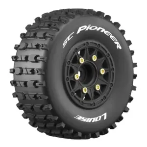 Louise Rc Sc-Pioneer 1/10 Tyre /Black Rim Hex 12,14,17mm