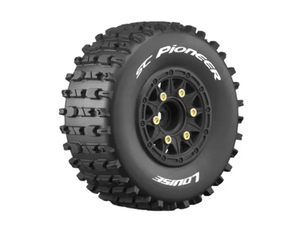 Louise Rc Sc-Pioneer 1/10 Tyre /Black Rim Hex 12,14,17mm – view 2