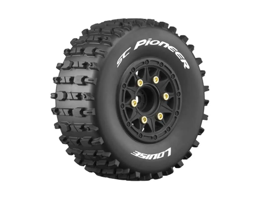 Louise Rc Sc-Pioneer 1/10 Tyre /Black Rim Hex 12,14,17mm – view 2