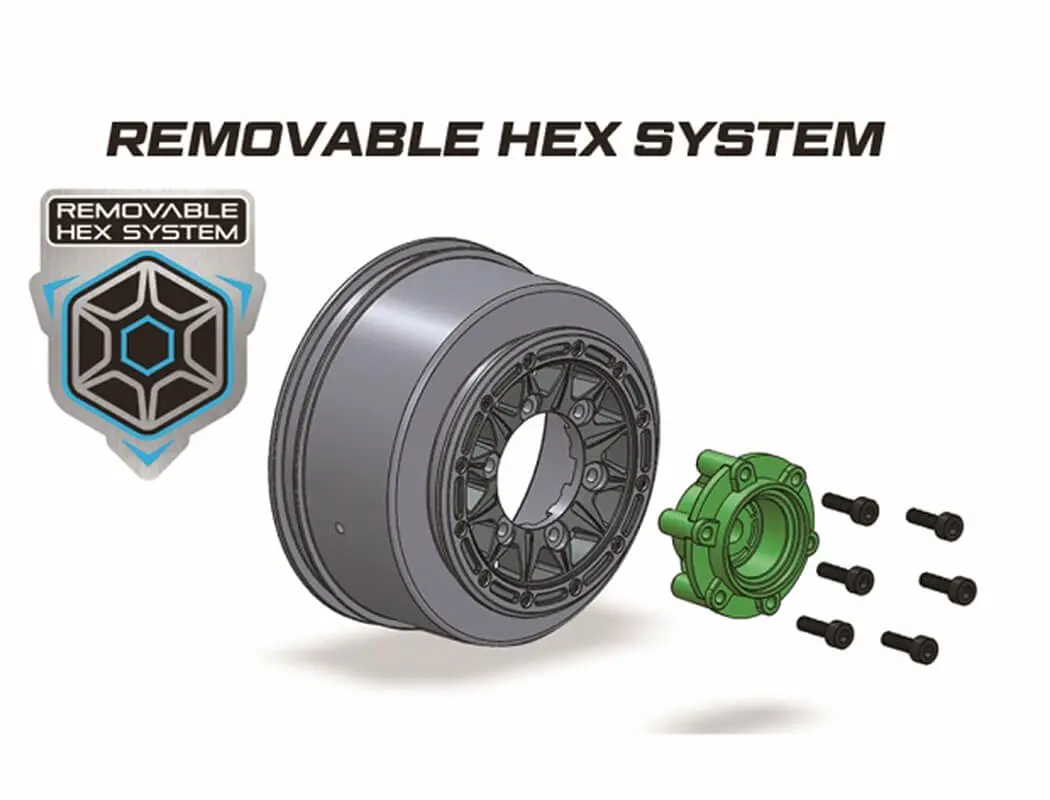 Louise Rc Sc-Pioneer 1/10 Tyre /Black Rim Hex 12,14,17mm – view 4