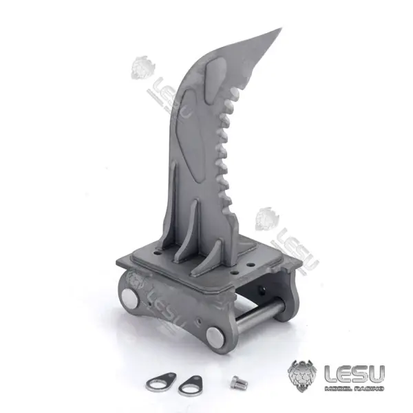 1/14 LESU RC Metal Hydraulic Aoue ET30H Wheeled Excavator Model Pump Cabin Sticker Display Grapple Ripper Bucket Scraper Compactor