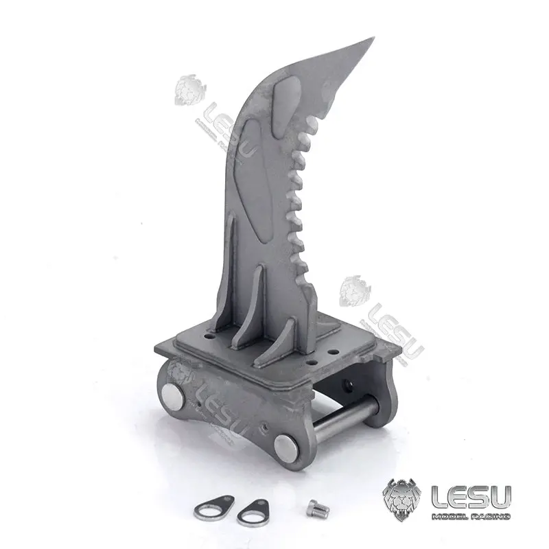 1/14 LESU RC Metal Hydraulic Aoue ET30H Wheeled Excavator Model Pump Cabin Sticker Display Grapple Ripper Bucket Scraper Compactor