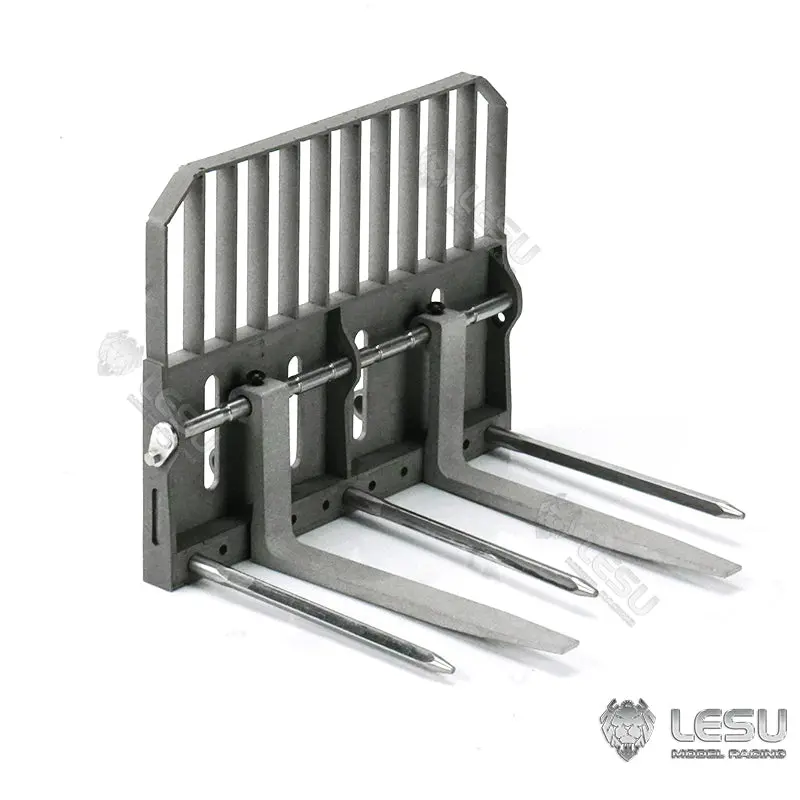 Customized LESU 1:14 RC Hydraulic Aoue-LT5 Tracked Skid-Steer Loader Metal RTR Model fork Bucket Sieve Bucket Gripper Clamp Trailer Upgrade Parts