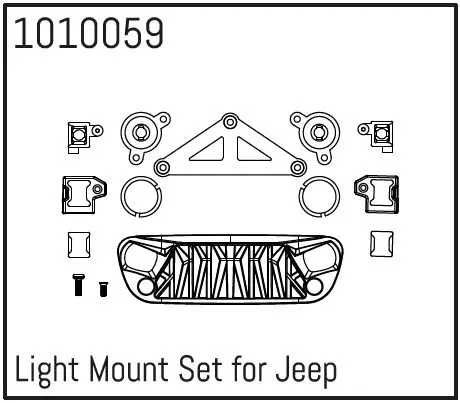 Light Mount Set for Wrangler