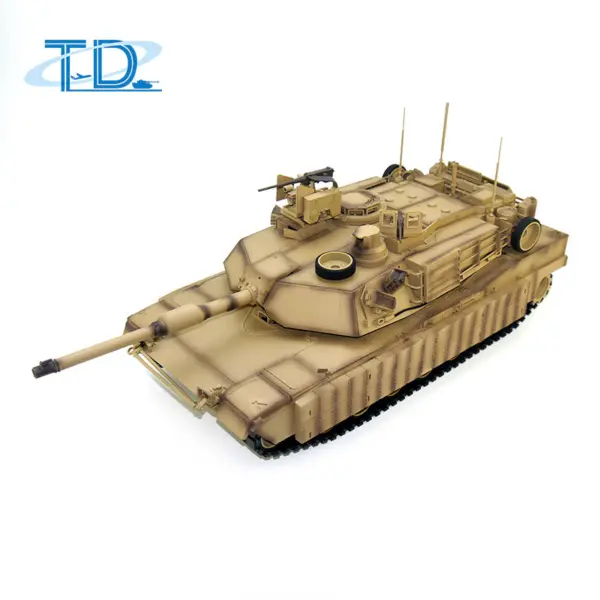 1/16 Tongde RC Infrared Battle Tank Radio Control Panzer M1A2 SEP V2 Abrams Electric Military Tanks 320 Rotation Simulation Model Barrel Recoil BB Unit