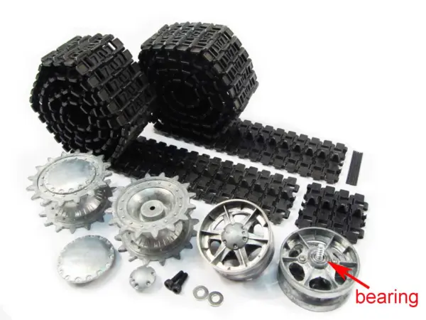 Mato 1/16 RC Soviet KV-1 Radio Controlled RTR Tank Model Metal Sprocket Idler Driving Wheels MT013