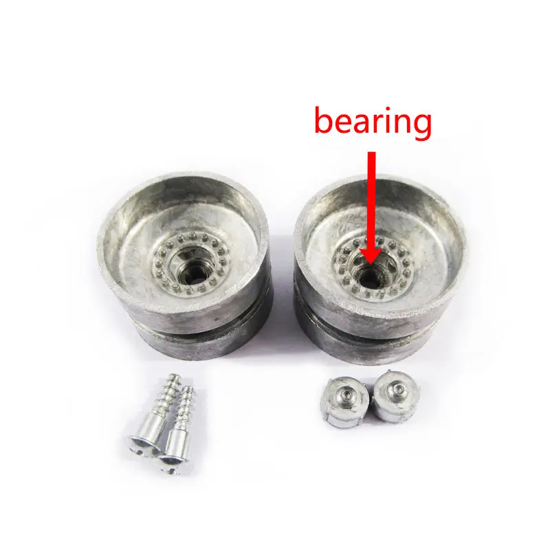 1:16 Mato Leopard2A6 Radio Control RTR Tank Model Metal Spare Parts Tracks Rubber Pads Barrel Muzzle Sprockets Idlers W/ Bearings