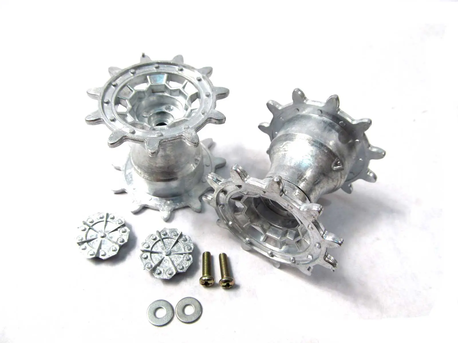 1:16 Mato Leopard2A6 Radio Control RTR Tank Model Metal Spare Parts Tracks Rubber Pads Barrel Muzzle Sprockets Idlers W/ Bearings