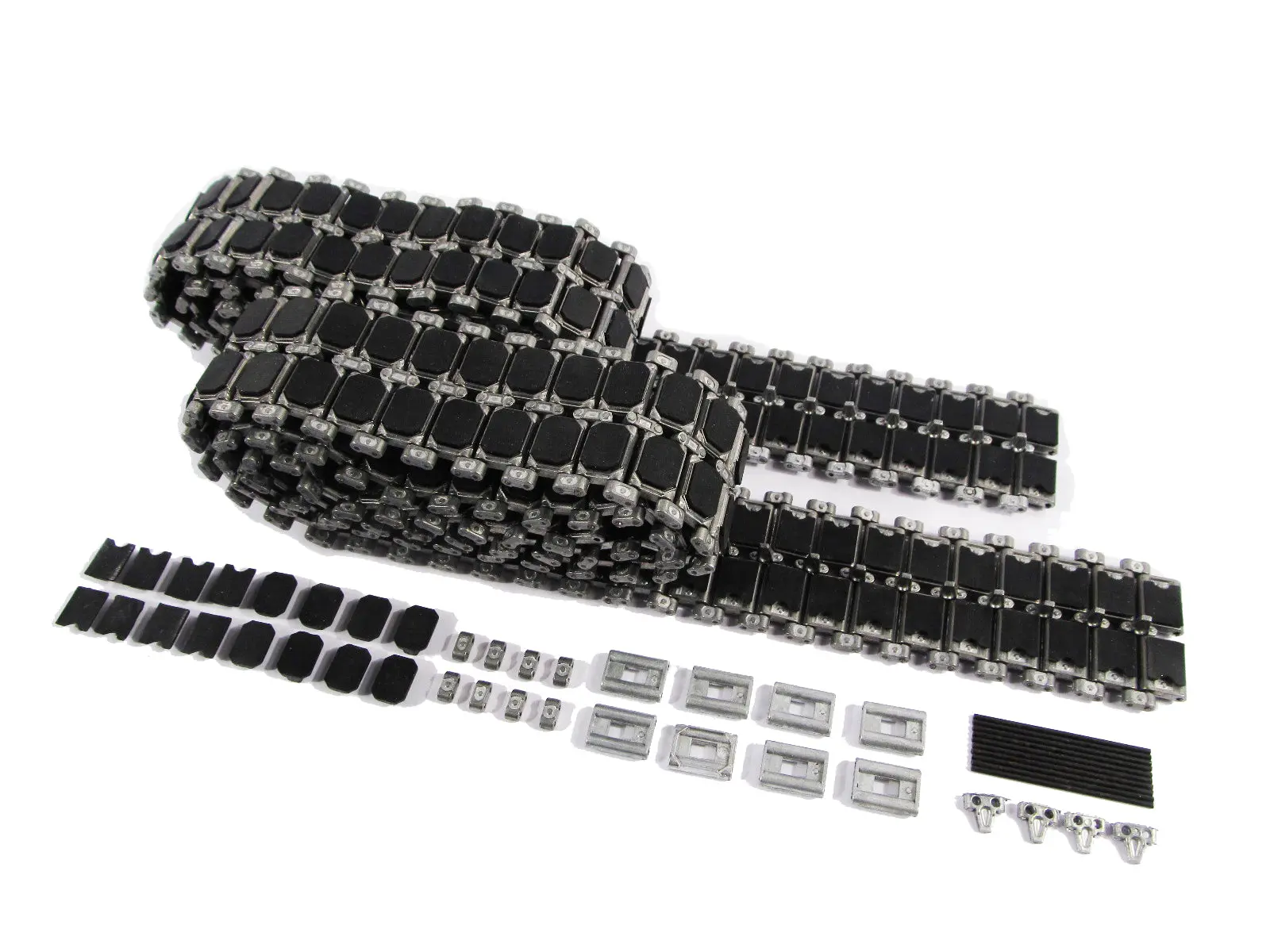 Mato 1/16 HengLong M1A2 Abrams Radio Controlled Tank Metal Spare Part Road Wheels Bearings Sprockets Idlers Tracks With Ruber Pads