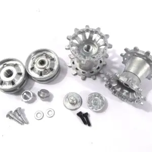 Mato 1/16 British Challenger II RTR Remote Controlled Tank Model Metal Tracks Rubber Pads Sprockets Idlers W/ Bearing Spare Parts