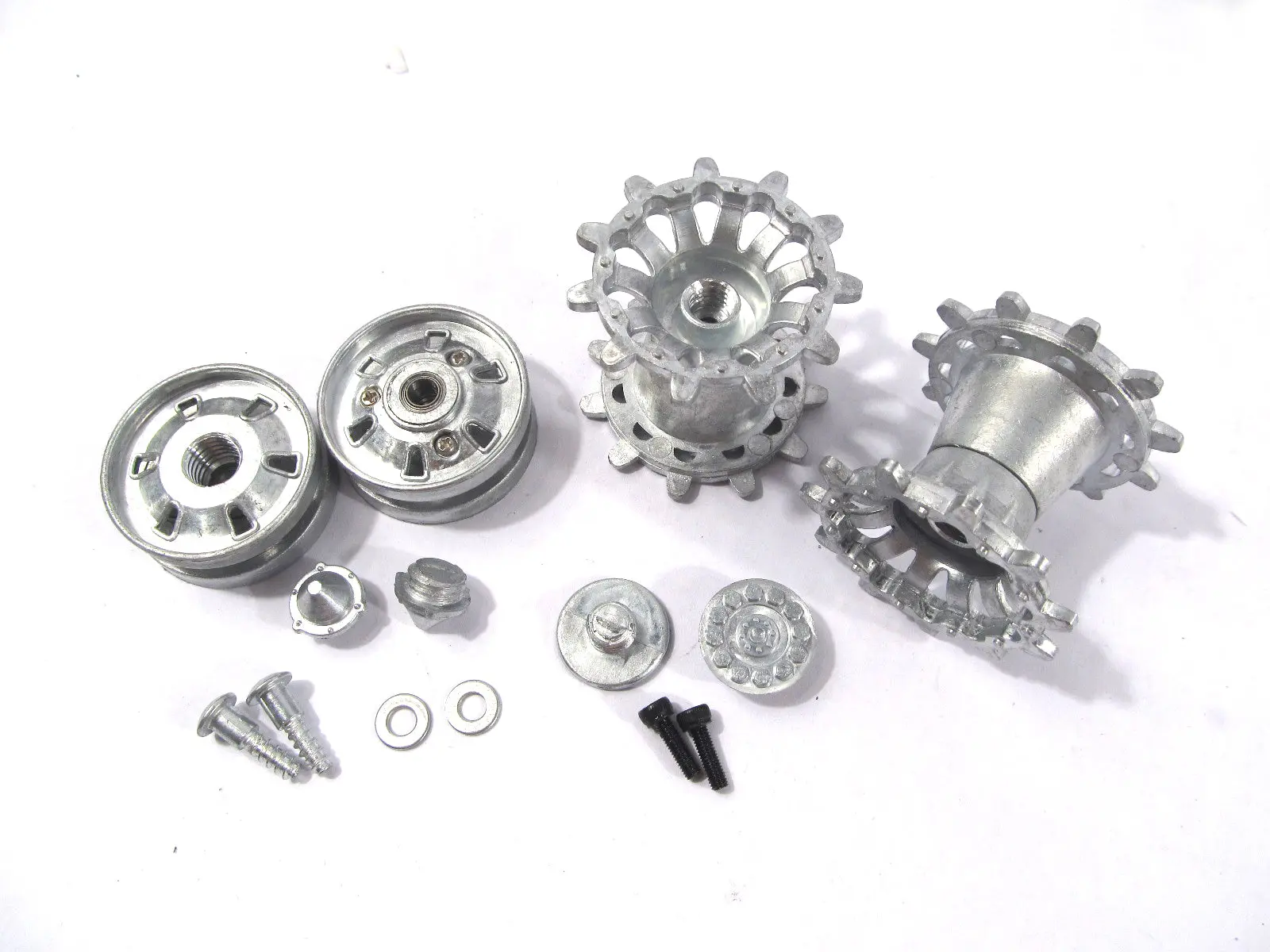 Mato 1/16 British Challenger II RTR Remote Controlled Tank Model Metal Tracks Rubber Pads Sprockets Idlers W/ Bearing Spare Parts
