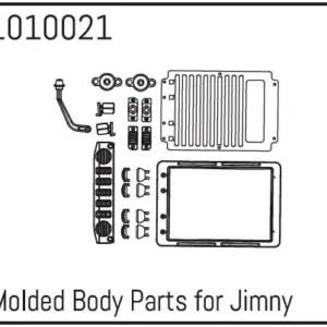 Molded Body Parts for Jimny