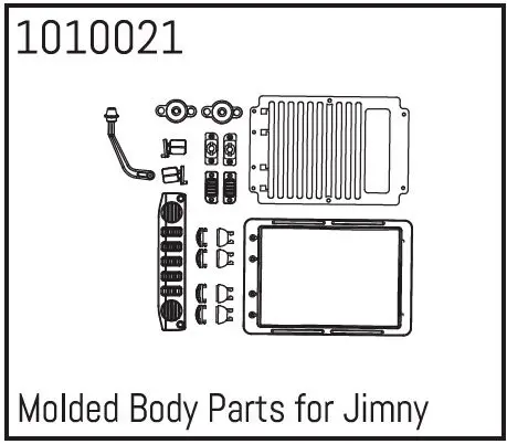 Molded Body Parts for Jimny