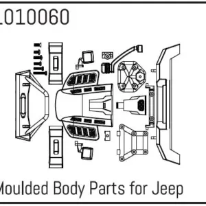 Moulded Body Parts for Wrangler