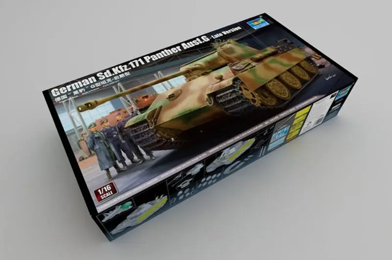 Trumpeter 1/16 00929 German Sd.Kfz. 171 Panther Ausf.G Late Ver. Tank Model