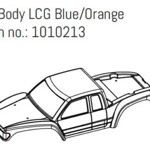 PC Body LCG Blue/Orange - GOAT
