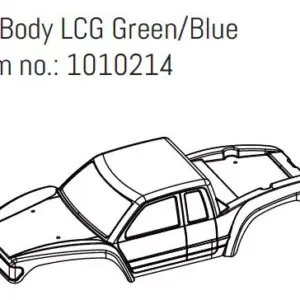 PC Body LCG Green/Blue - GOAT