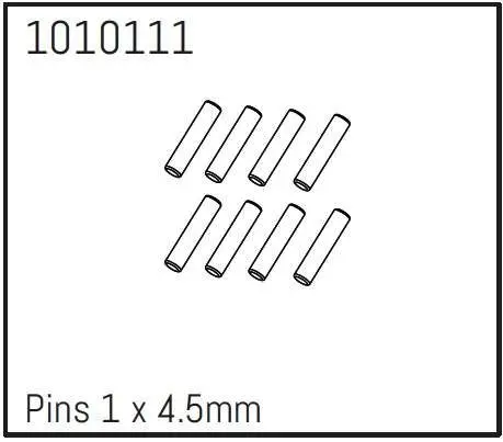 Pins 1 x 4.5mm - PRO Crawler 1:18 (8)