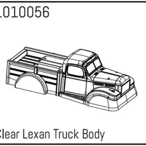 Power Wagon PC Body (unpainted) - PRO/EVO 1:18