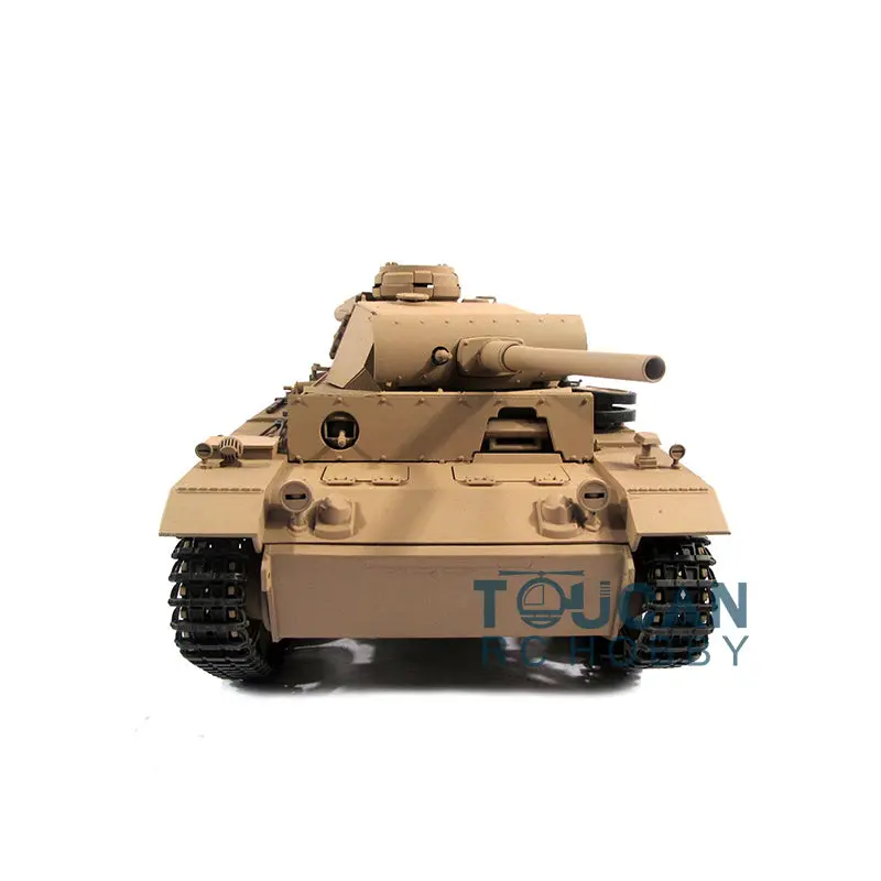 1/16 Mato 100% Metal German Panzer III BB Shooting KIT Radio Controlled Tank 1223 W/ Idlers Sprockets Shooting Unit Barrel Tracks