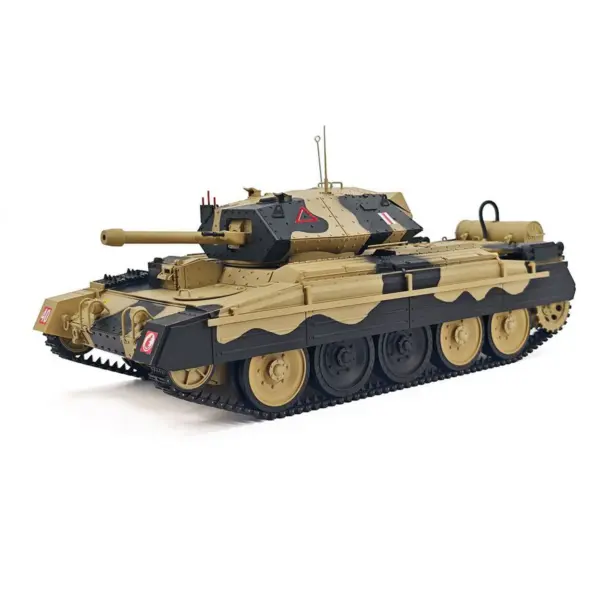 1/16 RC Battle Tank CoolBank Crusader MK III 2.4G Remote Control RTR Military Tank Model 360 Degrees Turret Rotary Smoke Sound Lights