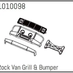 Rock Van Grill & Bumper - PRO Crawler 1:18