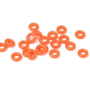 SILICONE O-RING P-3 (#40/ORANGE/20pcs)