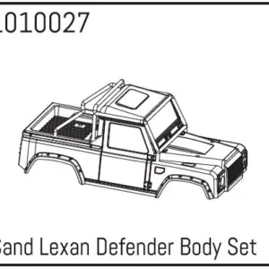 Sand Lexan Defender Body Set