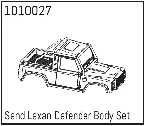 Sand Lexan Defender Body Set