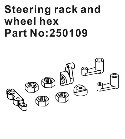 Steering Rack & Wheel Hex Hubs