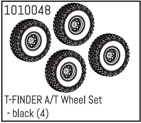 T-FINDER A/T Wheel Set - black (4)