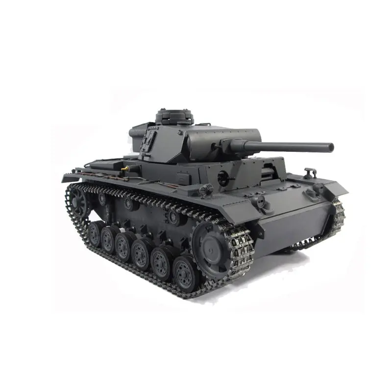 Mato 100% Metal 1/16 German Panzer III BB Shooting RTR Radio Control Tank Ready-To-Run 1223 2.4G Main Board Charger Receiver 360Degrees