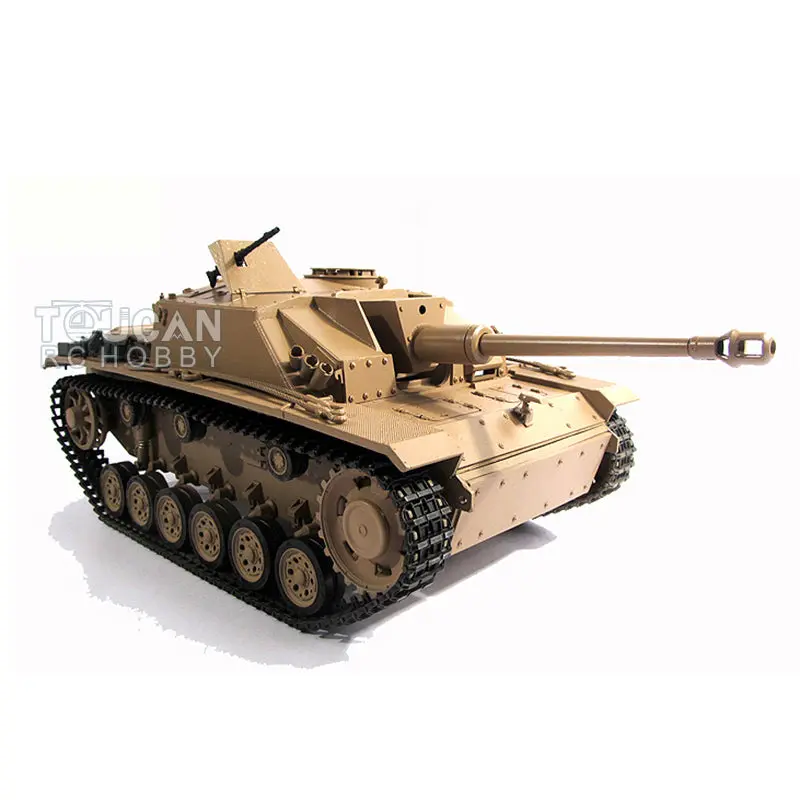 1:16 Mato Metal Infrared Ver German Stug III Barrel Recoil RTR Radio Controlled Tank 1226 W/ Receiver Mainboard Road Wheels