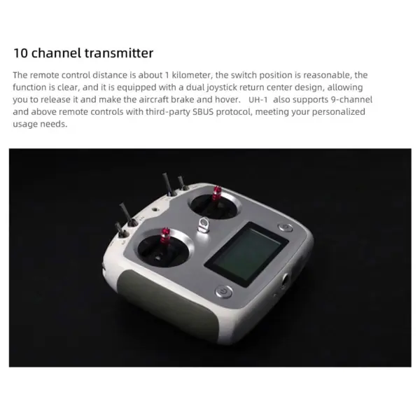 FLYWING UH1 V4 Remote Control Helicopter GPS Automatic Flight Brushless Motor 60A Dual ESC Low Battery Return Huey Adult Gifts