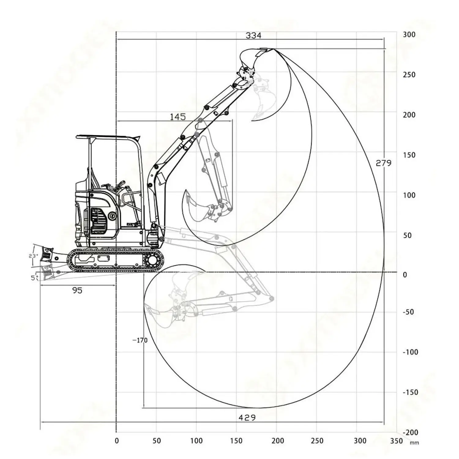 JXModel 1/14 E20 Mini RC Hydraulic Excavator Upgraded Remote Control Digger Simulation Construction Vehicle Models Sounds Light
