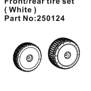 Wheel Set white f/r Set Speck-B
