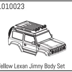 Yellow Lexan Jimny Body Set
