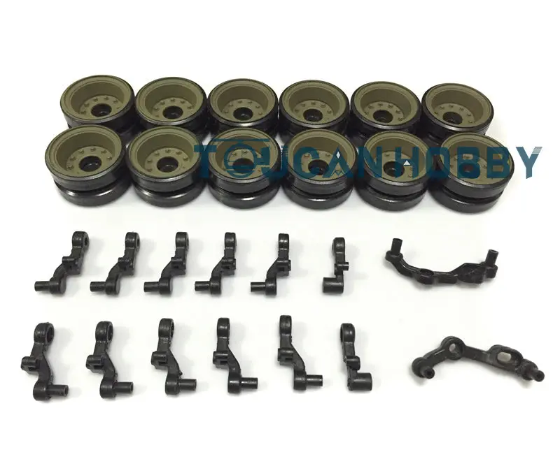 Henglong 1/16 USA M26 Pershing RC Tank 3838 Plastic Chassis Tracks Wheels Decal Shockable Recoil Barrel BB Unit Turret Upper Hull