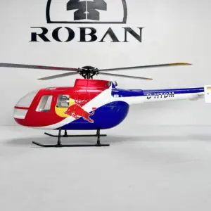 Roban BO-105 Red Bull 450 Size Scale Helicopter – RTF