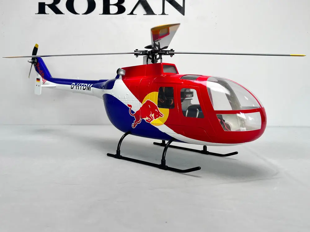 Roban BO-105 Red Bull 450 Size Scale Helicopter – RTF