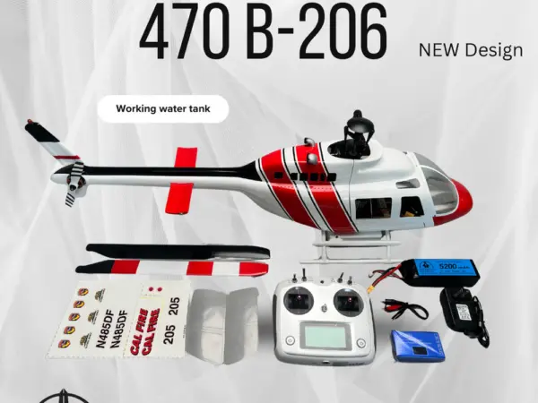 Roban Bell 206 Air Ops 470 Size Scale Helicopter – RTF