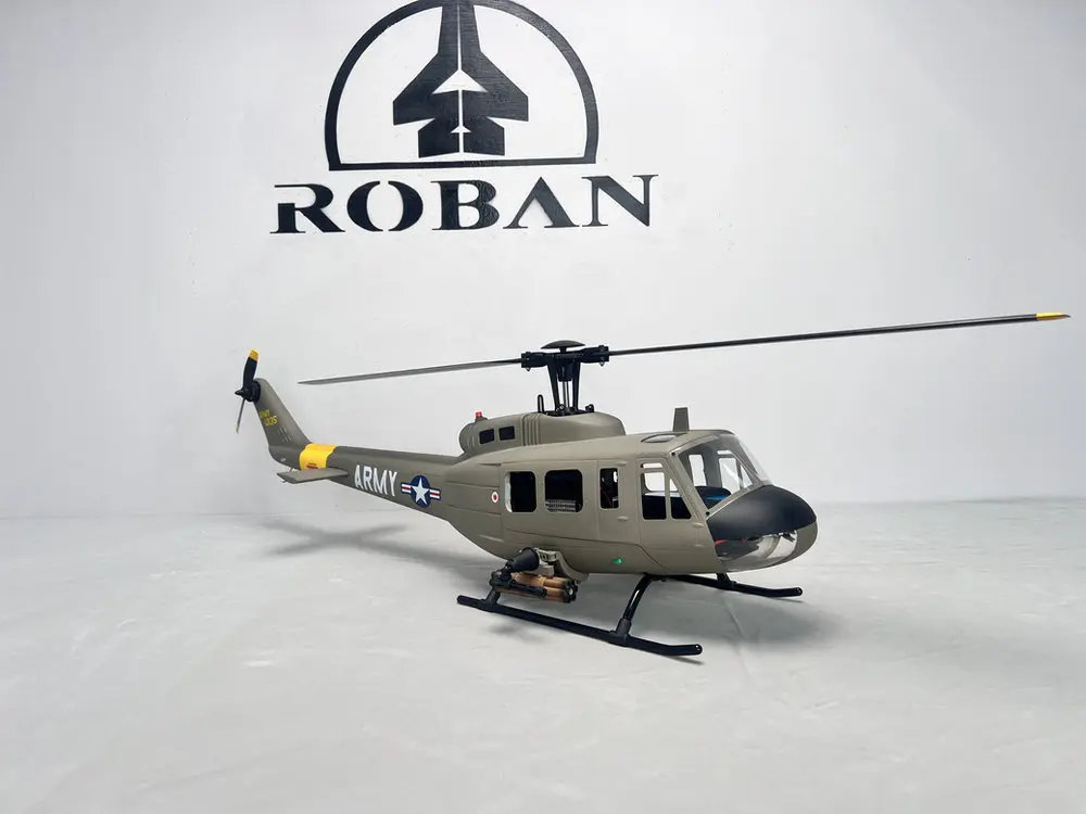 Roban UH-1D Army 470 Size Scale Helicopter – RTF