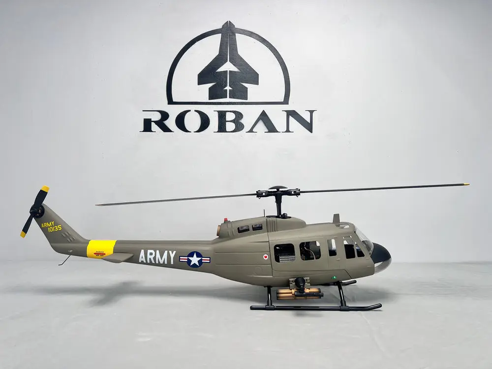 Roban UH-1D Army 470 Size Scale Helicopter – RTF