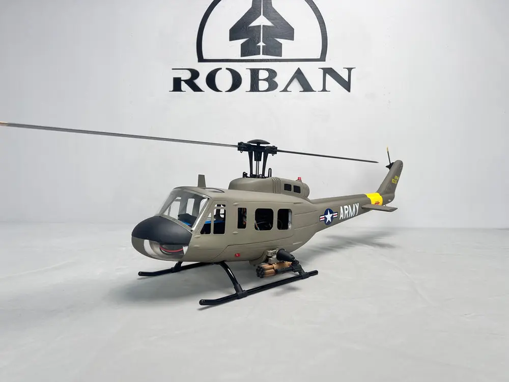 Roban UH-1D Army 470 Size Scale Helicopter – RTF