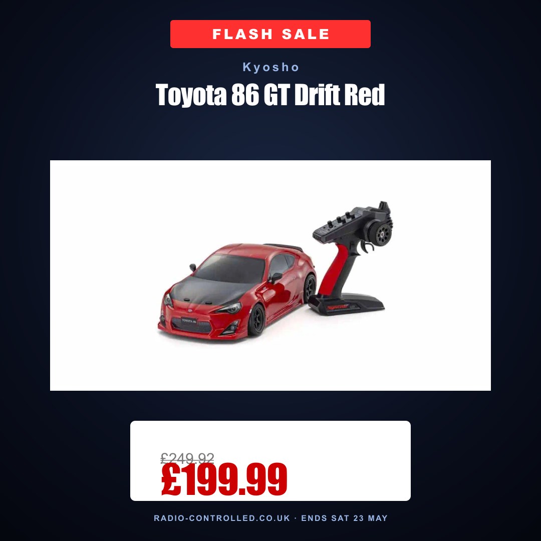 Kyosho Toyota 86 GT Drift Red flash-sale tile
