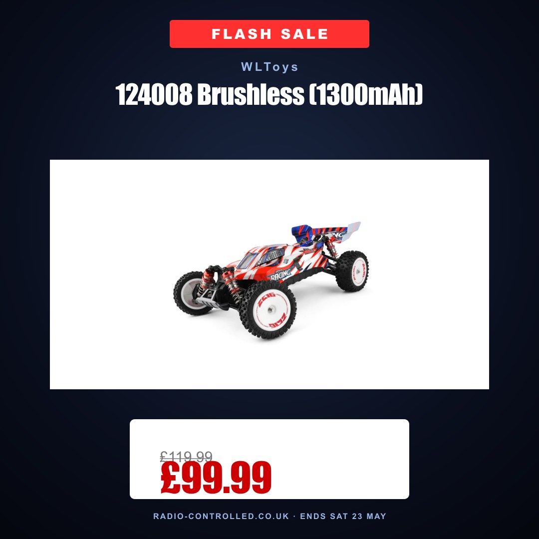 WLToys 124008 Brushless Buggy (1300mAh) flash-sale tile